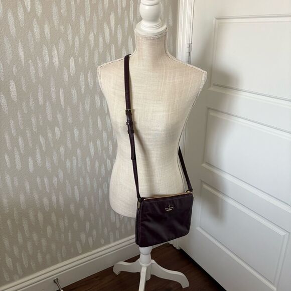 Kate Spade Plum Leather Crossbody Bag - Picture 5 of 7